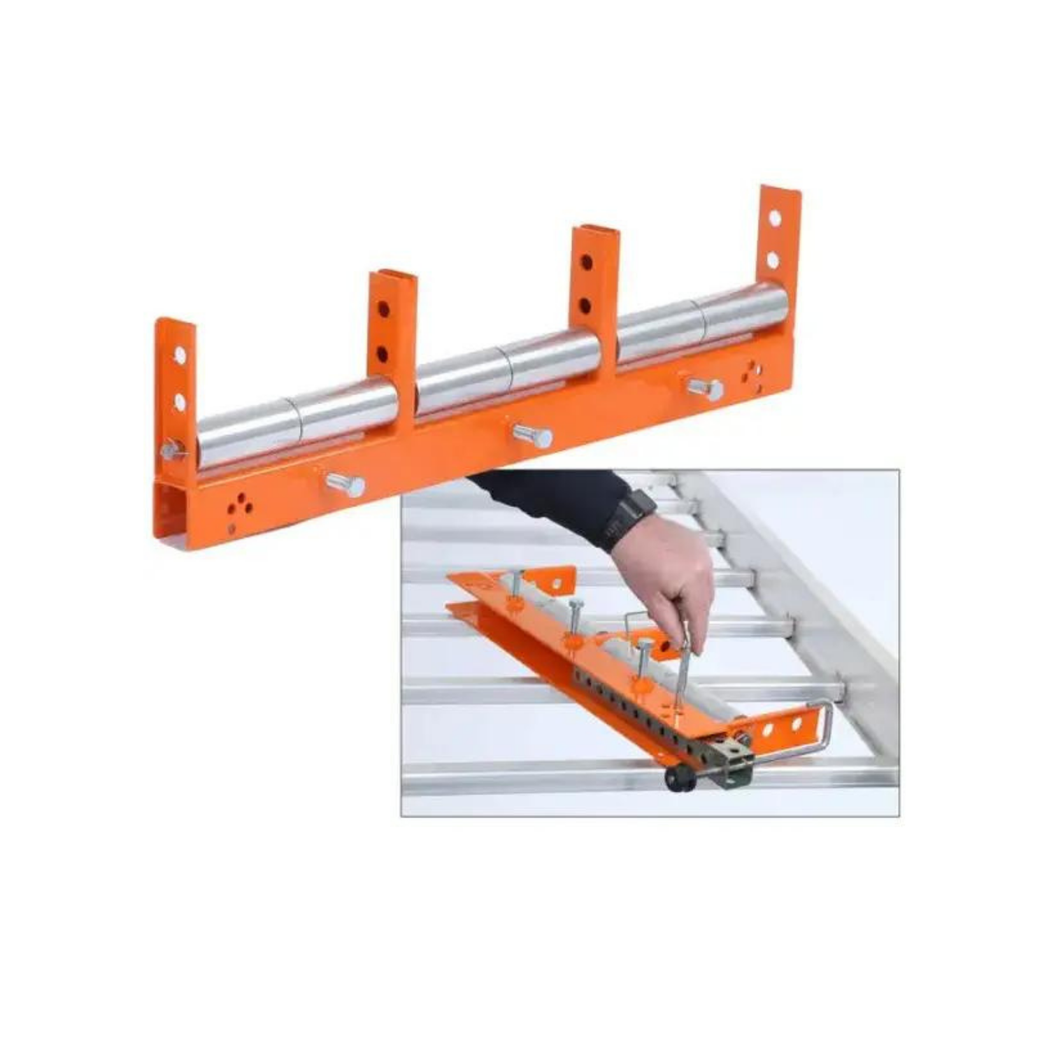 Düz Tip 3'lü Kablo Açma Tava Makarası