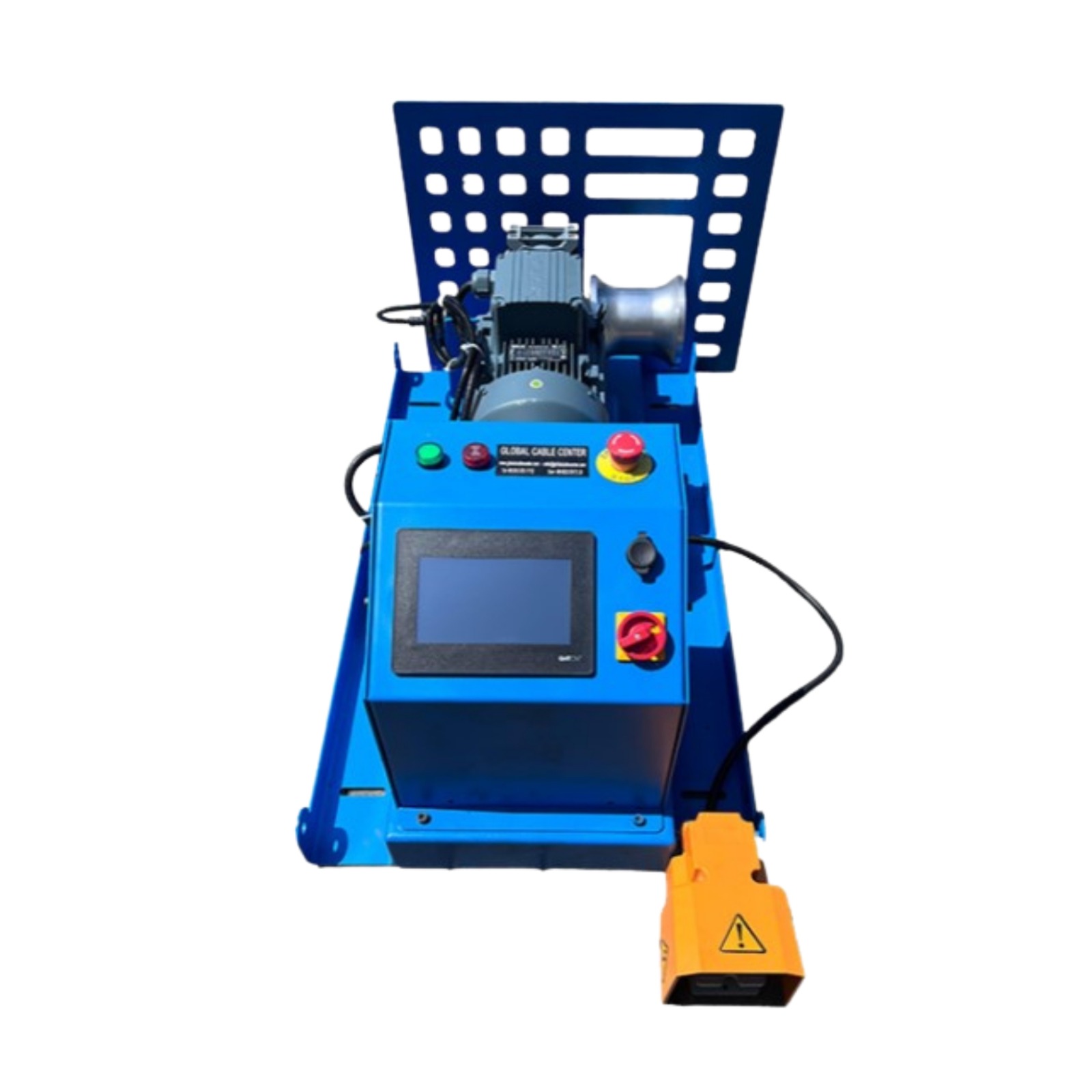 1 Ton Kapasiteli Elektrikli PLC Ekranlı Kablo Çekme Makinesi