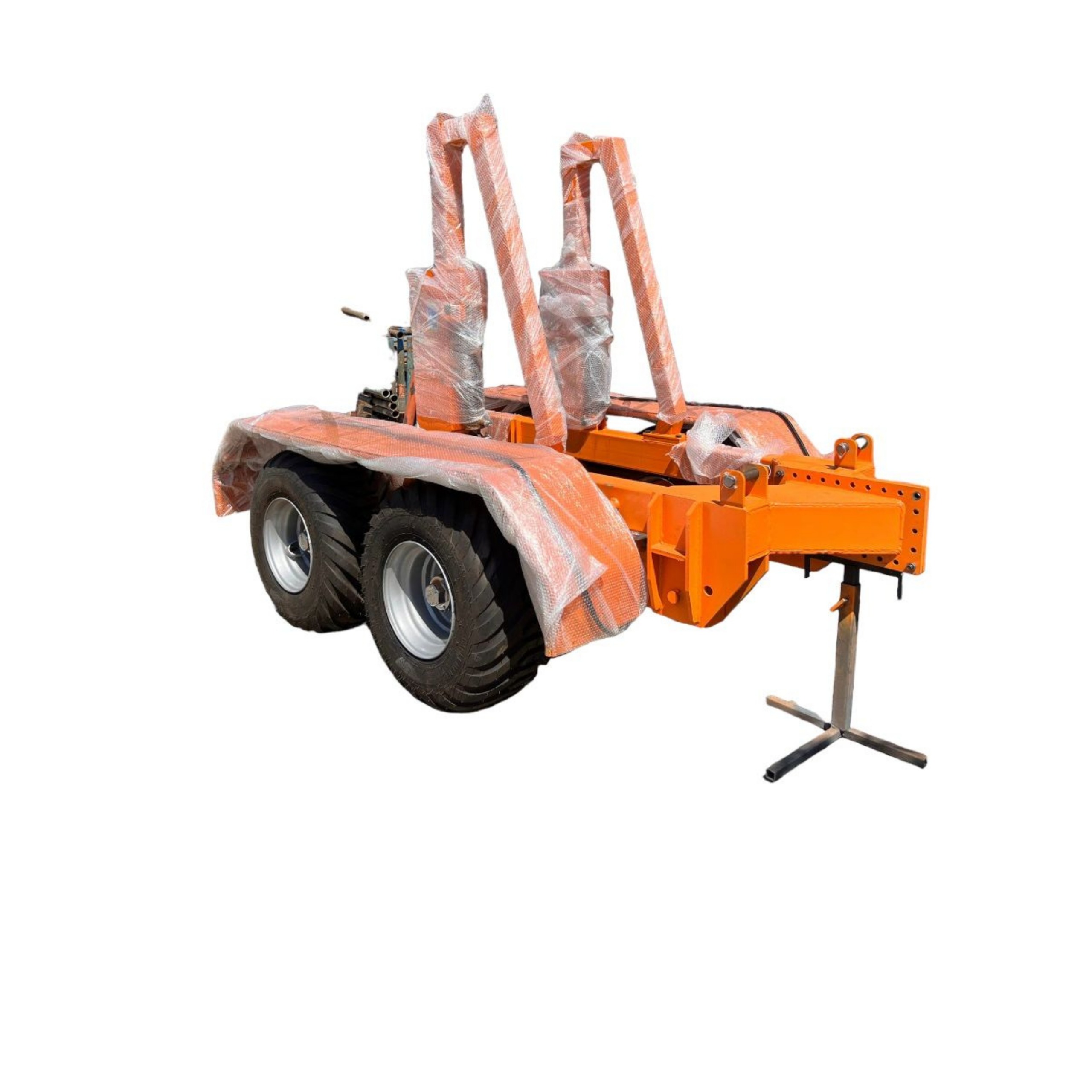 Hidrolik Manuel Kablo Makarası Taşıma Römorku 15 Ton Kapasiteli